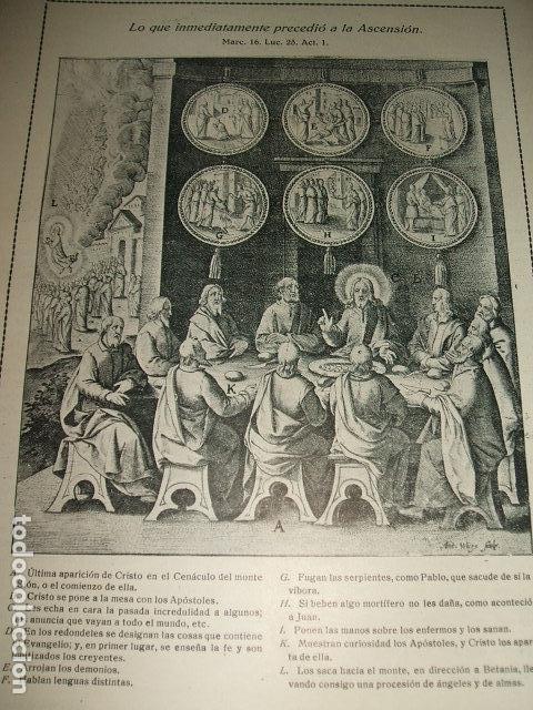 Documentos antiguos: ULTIMA CENA LAMINA 1928 - Foto 1