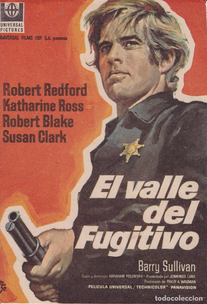 Documentos antiguos: Robert Redford El valle del Fugitivo sello Fernando Fdez. Vitoria