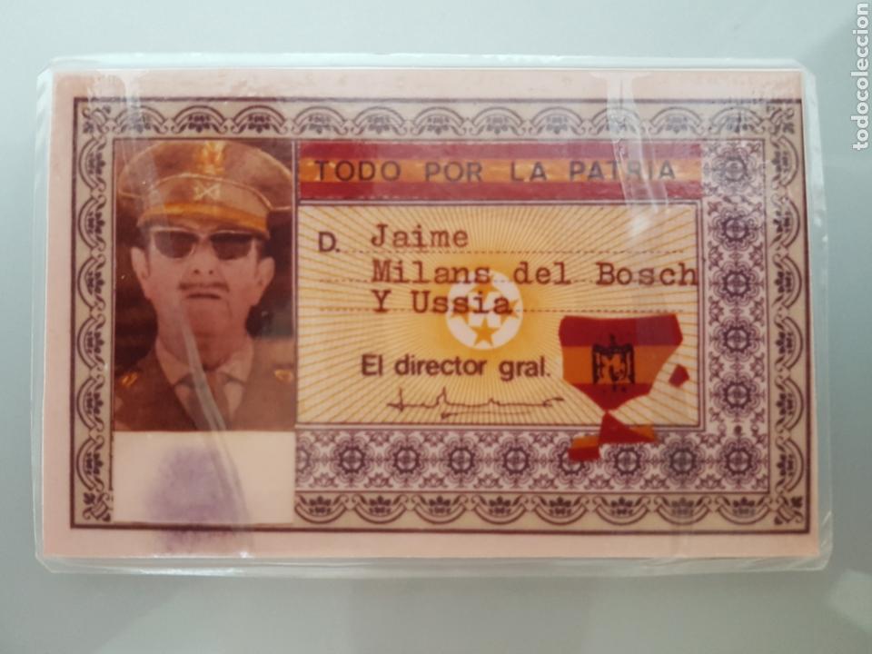 Documentos antiguos: DNI JAIME MILANS DEL BOSCH FALSO - Foto 1