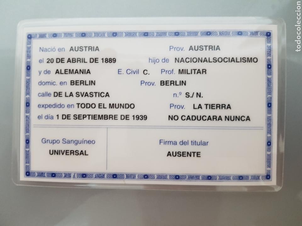 Documentos antiguos: DNI ADOLFO HITLER FALSO - Foto 2