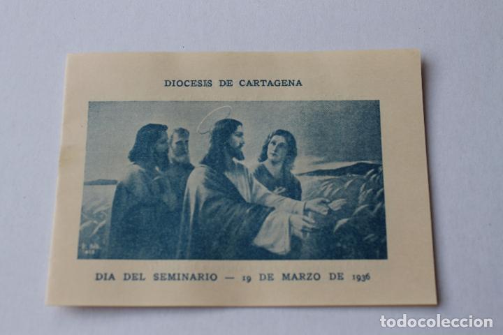 Alte Dokumente: RECORDATORIO, DIOCESIS DE CARTAGENA, DIA DEL SEMINARIO, 19 MARZO DE 1936