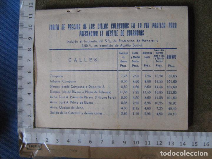 Documentos antiguos: PROGRAMA DE LA SEMANA SANTA SEVILLA DE 1961 - PORTADA ESPERANZA MACARENA - Foto 2