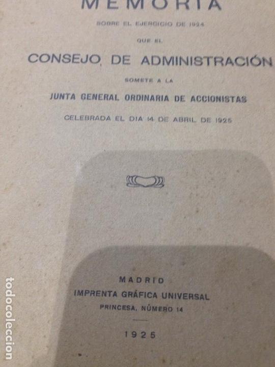 Documentos antiguos: Duro felguera, memoria ejercicio 1924 - Foto 1