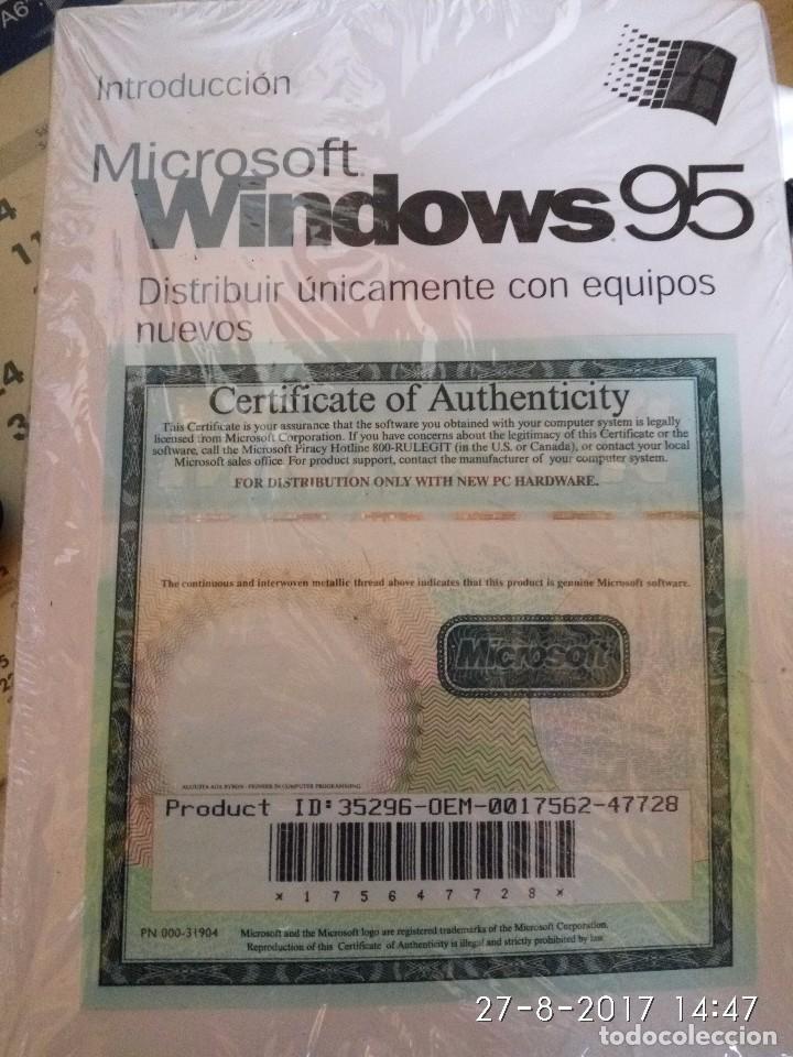 Documentos antiguos: Paquete Windows 95 sin abrir - Foto 1
