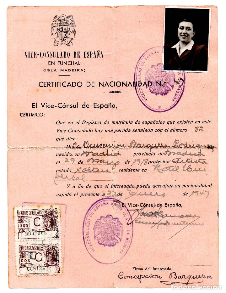 certificado de nacionalidad viceconsulado de e Comprar