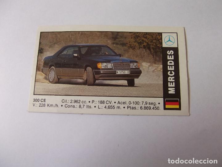 Documents Anciens: CROMO CARTON COCHES 91 N&ordm; 103 MERCEDES. TDKP12
