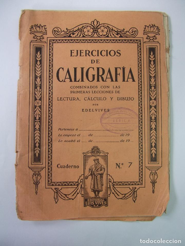 ejercicios de caligrafia por edelvives cuaderno - Compra venta en  todocoleccion