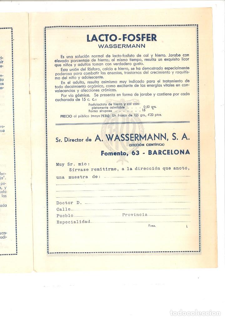 Documentos antiguos: CAT&Aacute;LOGO DE PRODUCTOS WASSERMANN - Foto 3