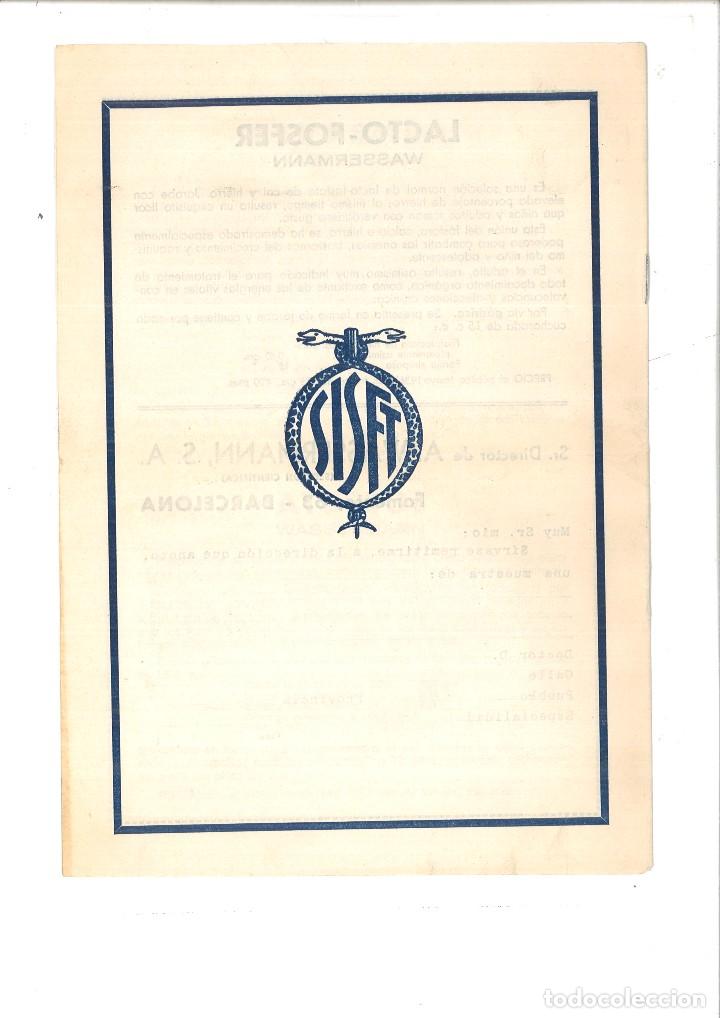 Documentos antiguos: CAT&Aacute;LOGO DE PRODUCTOS WASSERMANN - Foto 4