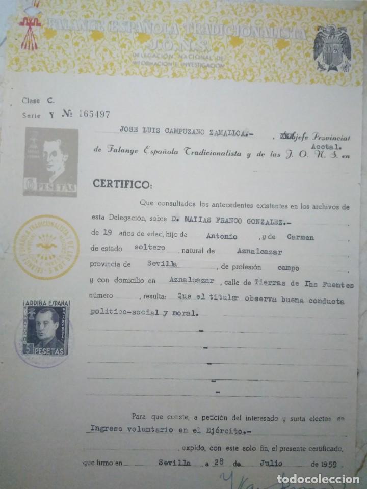 Certificado de buena conducta para ingreso en e  Vendido en Venta