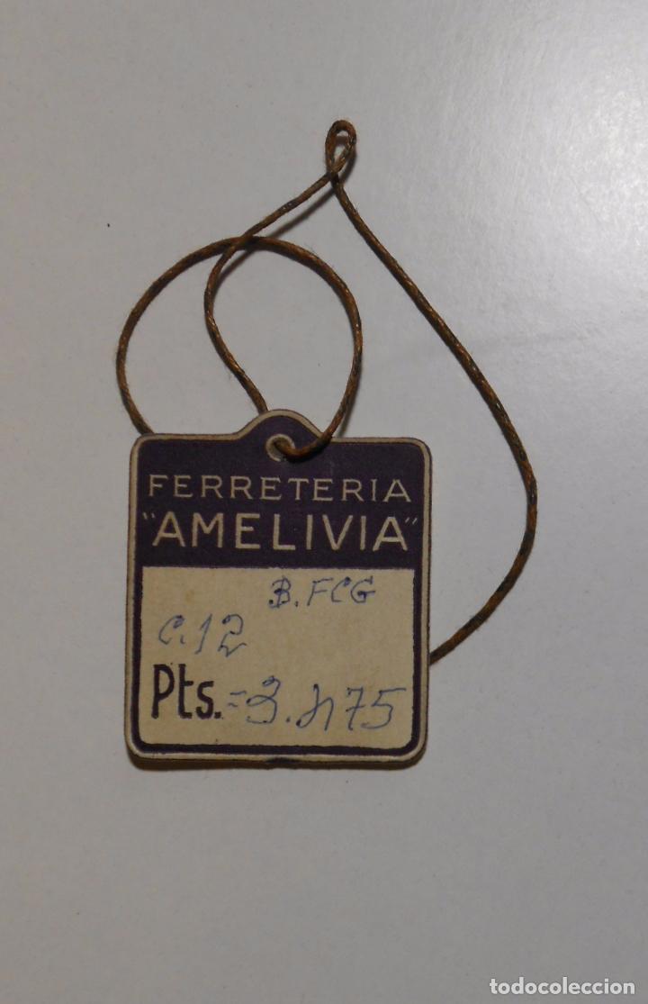 Documentos antiguos: ANTIGUO TICKET DE PRECIO FERRETERIA AMELIVIA. TDKP2 - Foto 1