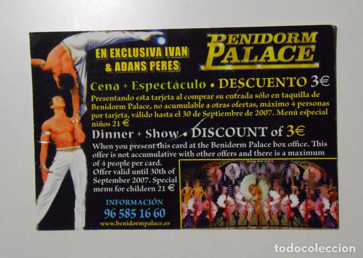 Documentos antiguos: FLAYER BENIDORM PALACE. TDKP2 - Foto 1