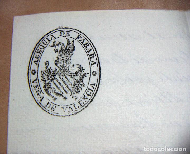 Documentos antiguos: DOCUMENTO SESION DE LA ACEQUIA DE FABARA VEGA VALENCIA 1878 - Foto 2
