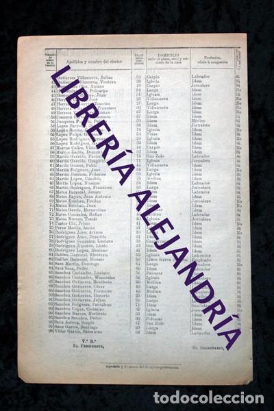 Documentos antiguos: BRAHOJOS  - VALLADOLID - 1911 - Censo del T&eacute;rmino Municipal
