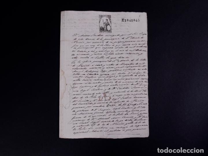 Documentos antiguos: CERTIFICADO DE BAUTISMO, OVIEDO 1873 - Foto 2