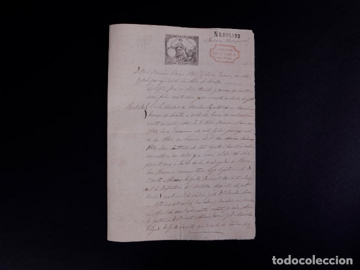 Documentos antiguos: CERTIFICADO DE BAUTISMO, SEVILLA 1882 - Foto 2