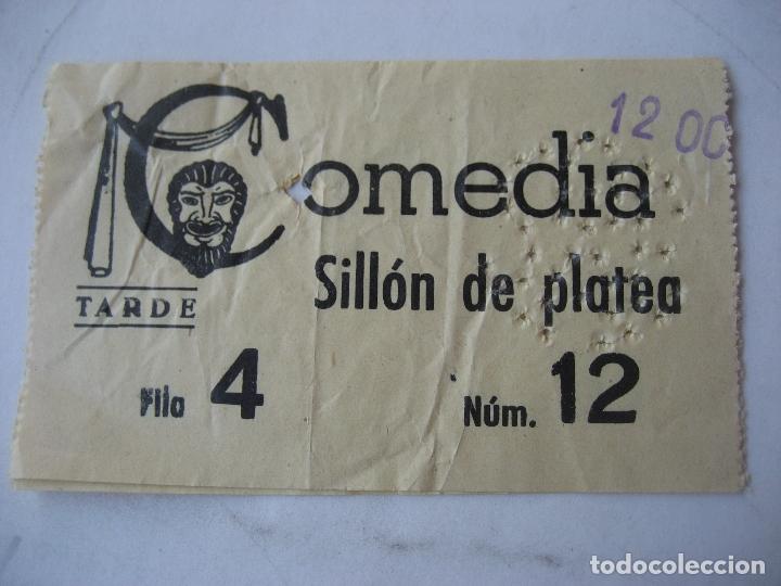 Documentos antiguos: Barcelona. Cine Comedia. Entrada antigua - Foto 1