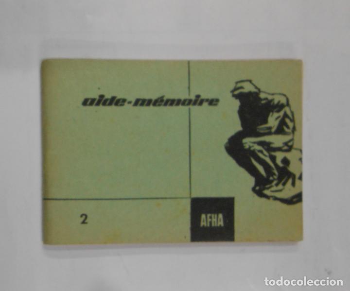 Documents Anciens: CUADERNILLO AIDE MEMOIRE. 2. AFHA. TDKP9