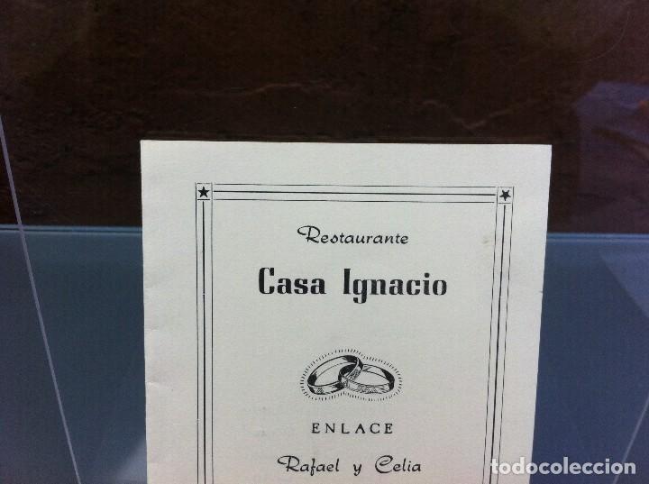 Documents Anciens: MEN&Uacute; (CASA IGNACIO) CURTIS -  LA CORU&Ntilde;A. 1991. MEDIDAS DESPLEGADO: 19 x 14cm