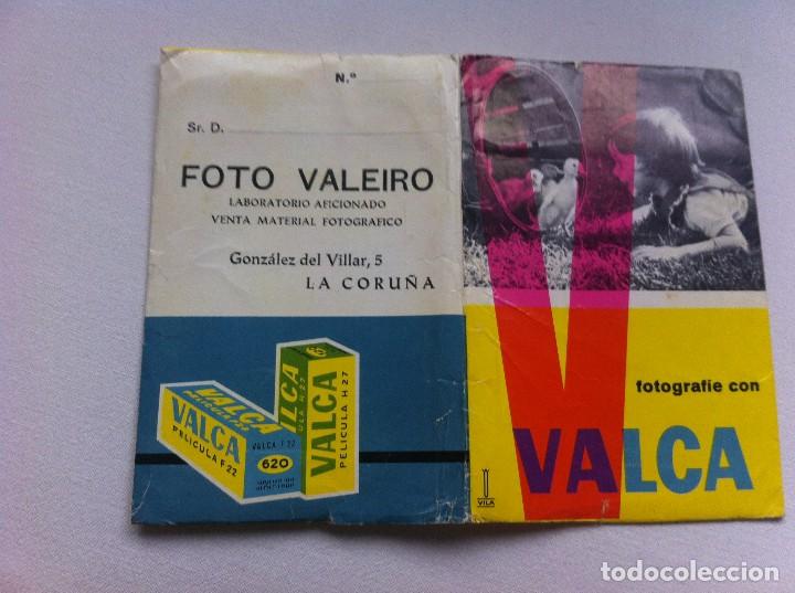 Documents Anciens: SOBRE COMERCIAL  (FOTO VALEIRO, LABORATORIO AFICIONADO...) CORU&Ntilde;A, GONZ&Aacute;LEZ DEL VILLAR, 5.