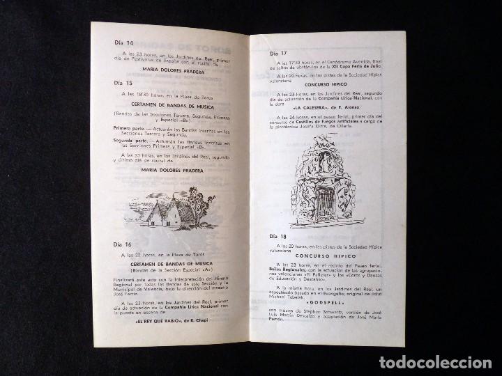 Documentos antiguos: PROGRAMA OFICIAL GRAN FERIA DE VALENCIA. JULIO 1975 (2) - Foto 3