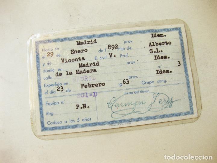 Documentos antiguos: CARNET DE IDENTIDAD DE 1963 - Foto 2