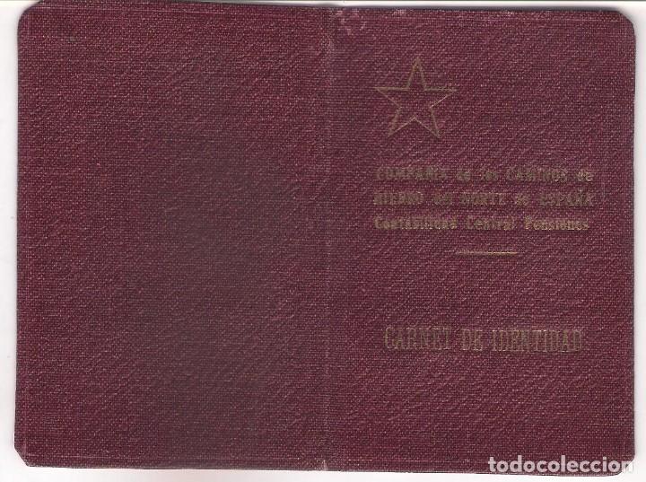 Documents Anciens: CARNET DE PENSIONISTA,COMPA&Ntilde;IA DE LOS CAMINOS DE HIERRO DEL NORTE DE ESPA&Ntilde;A .