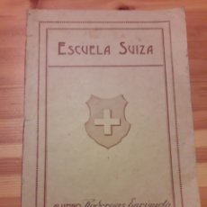 Documentos antiguos: LIBRO NOTAS ESCUELA SUIZA BARCELONA 1925 FAMILIA RODERGAS CALMELL ELZEVIRIANA CAMI. Lote 111386592