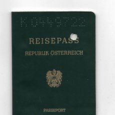 Documentos antiguos: PASAPORTE DE AUSTRIA 1975, PASSPORT, PASSEPORT, REISEPASS