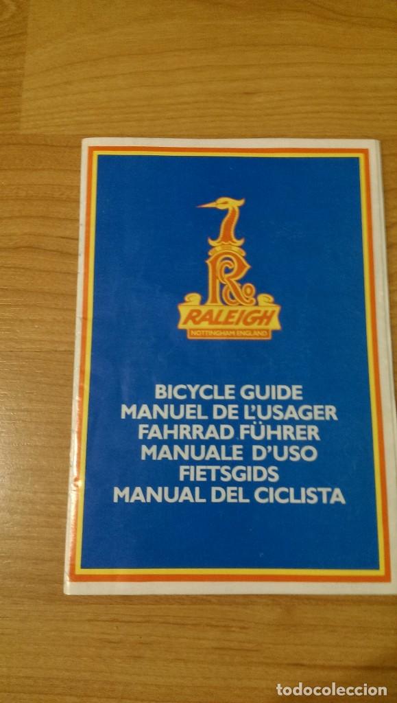 Documentos antiguos: MANUAL DEL CICLISTA
