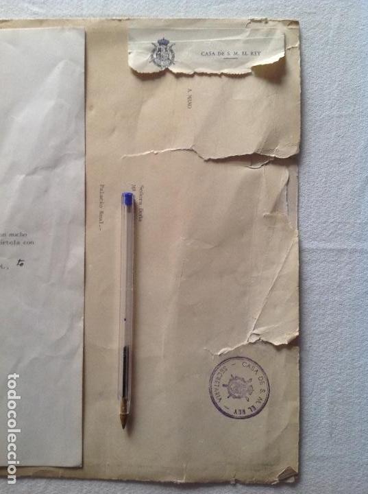 Documentos antiguos: CARTA CASA REAL A&Ntilde;O 1978 - Foto 3