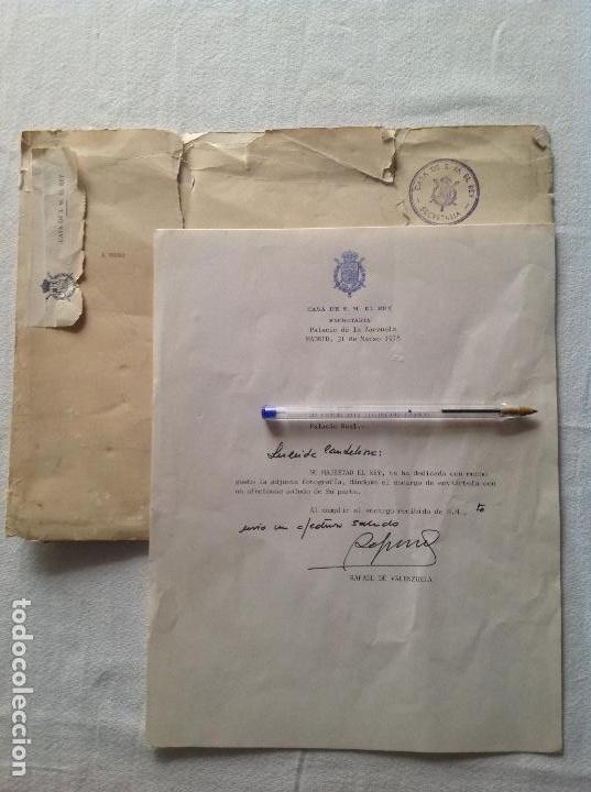 Documentos antiguos: CARTA CASA REAL A&Ntilde;O 1978 - Foto 6