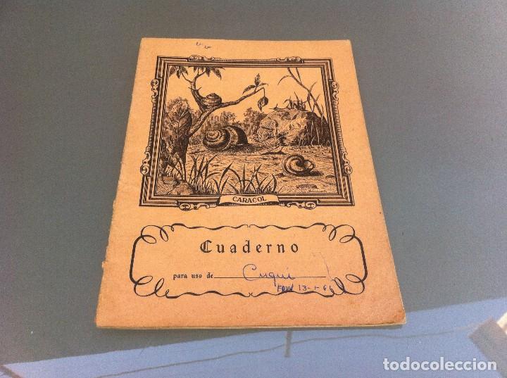 Documents Anciens: CARACOL.  CUADERNO DE ESCUELA PARA USO DE...