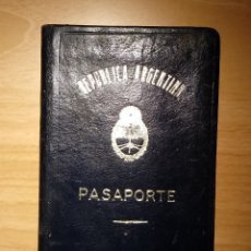 Documentos antiguos: PASAPORTE DE ARGENTINA 1962