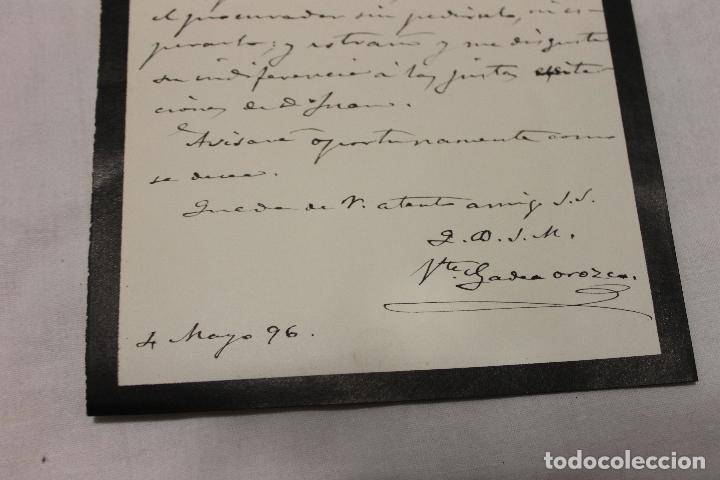 Documentos antiguos: RECTOR UNIVERSIDAD DE VALENCIA, OFICIO 1896 - Foto 2
