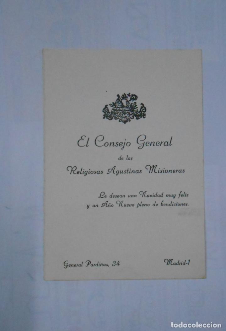 Documentos antigos: DOCUMENTO DE EL CONSEJO GENERAL DE LAS RELIGIOSAS AGUSTINAS MISIONERAS. MADRID. TDKP1
