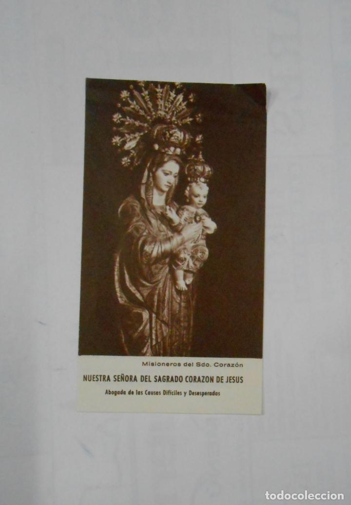 Documents Anciens: ESTAMPA NUESTRA SE&Ntilde;ORA DEL SAGRADO CORAZON DE JESUS. TDKP1