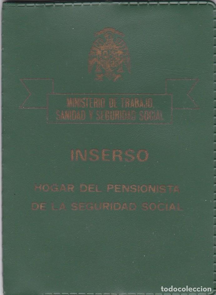 Documentos antiguos: INSERSO. CARTERITA PARA DOCUMENTOS. MINISTERIO DE TRABAJO, SANIDAD Y SEGURIDAD SOCIAL (1981)