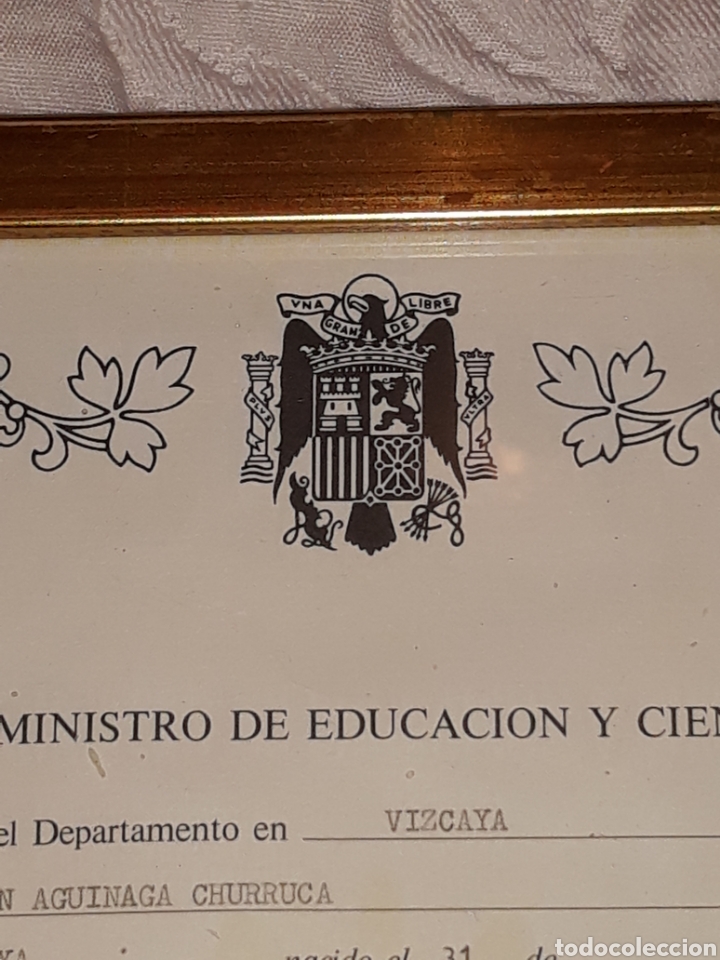 Documentos antiguos: Certificado de estudios - Foto 2