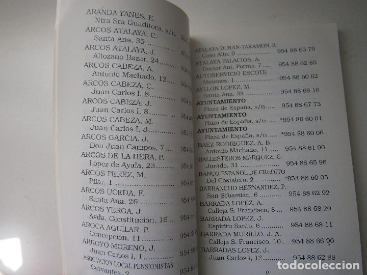 Documentos antiguos: GUADALCANAL LISTIN DE TELEFONOS 1998 EC - Foto 6