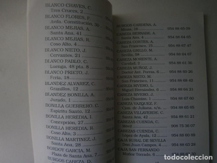 Documentos antiguos: GUADALCANAL LISTIN DE TELEFONOS 1998 EC - Foto 7