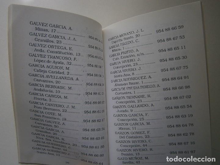 Documentos antiguos: GUADALCANAL LISTIN DE TELEFONOS 1998 EC - Foto 10
