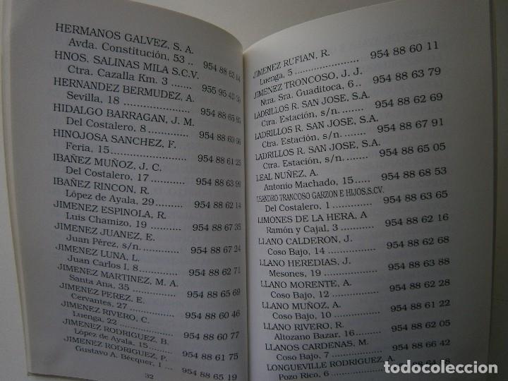 Documentos antiguos: GUADALCANAL LISTIN DE TELEFONOS 1998 EC - Foto 11