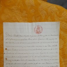 Documentos antiguos: NOMBRAMIENTO DE NOTARIO DEL COLEGIO DE MADRID. ISABEL II. 1854.