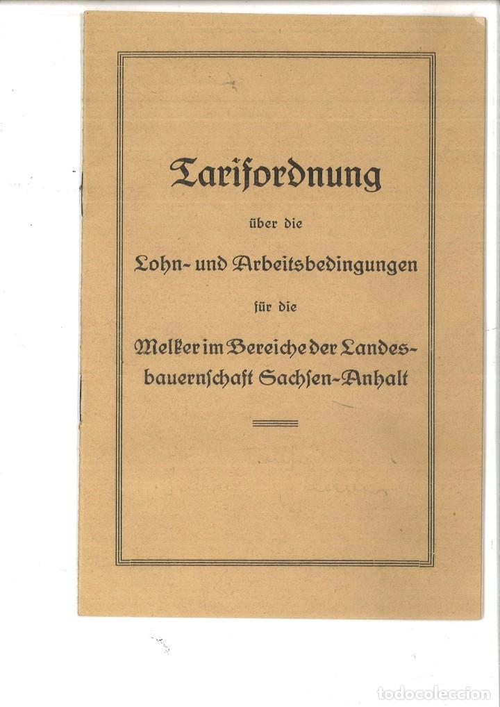 Documentos antiguos: BEZIRTS=TARIF ..... F&Uuml;R DAS JAHR 1932 - Foto 2