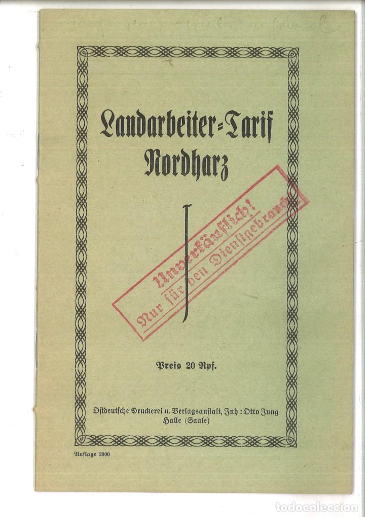 Documentos antiguos: BEZIRTS=TARIF ..... F&Uuml;R DAS JAHR 1932 - Foto 3