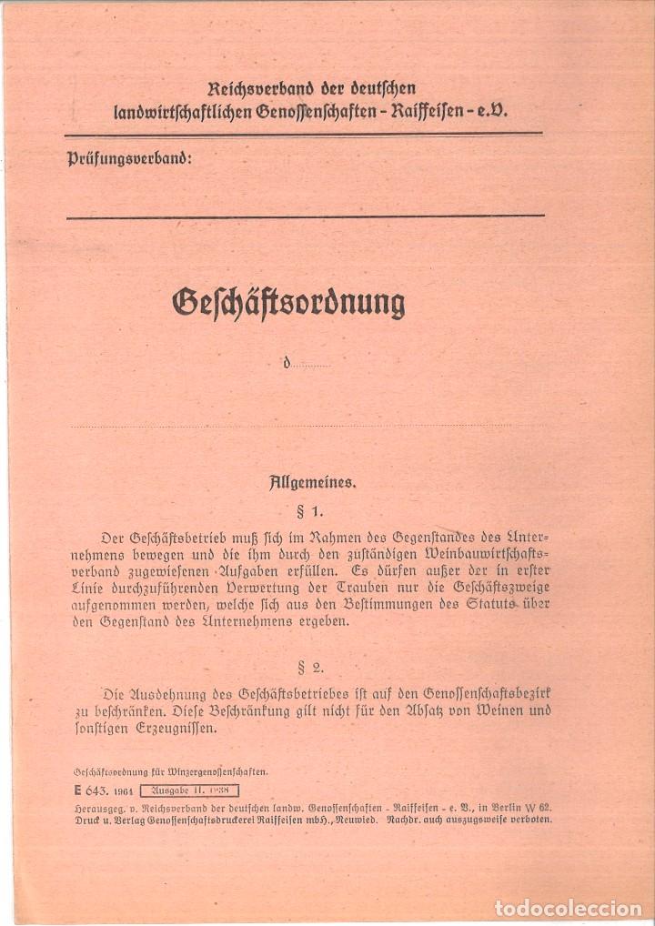 Documentos antiguos: BEZIRTS=TARIF ..... F&Uuml;R DAS JAHR 1932 - Foto 6
