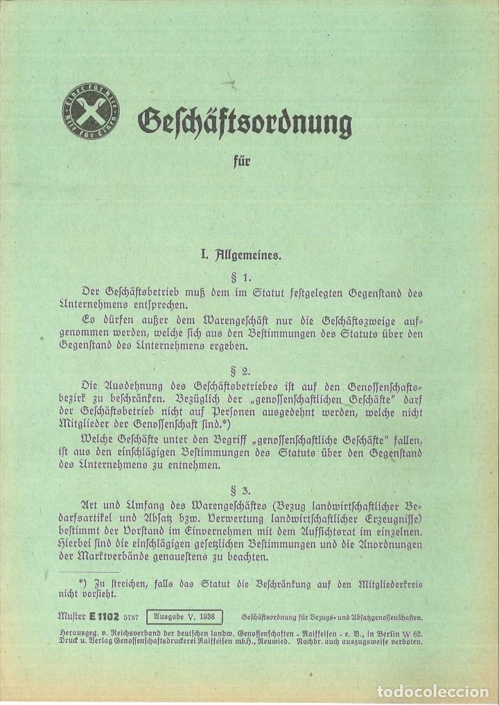 Documentos antiguos: BEZIRTS=TARIF ..... F&Uuml;R DAS JAHR 1932 - Foto 7