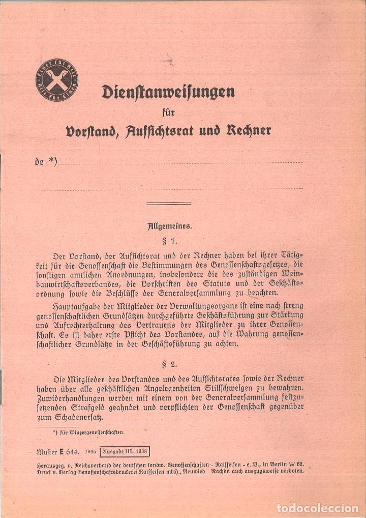 Documentos antiguos: BEZIRTS=TARIF ..... F&Uuml;R DAS JAHR 1932 - Foto 8