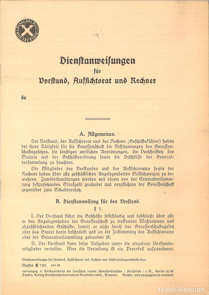 Documentos antiguos: BEZIRTS=TARIF ..... F&Uuml;R DAS JAHR 1932 - Foto 9